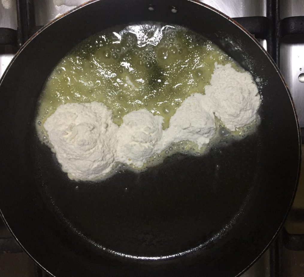 Make white sauce.